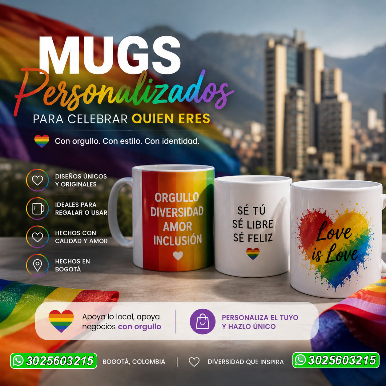 Mugs Personalizados Amor y Amistad